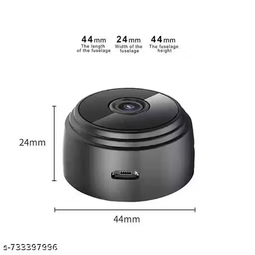 Portable Mini HD Security Camera with Motion Detection, Loop Recording & Micro SD Slot